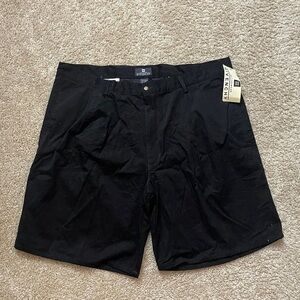 90s New Vintage Givenchy Black Flat Front Men's Shorts Casual Golf Classic